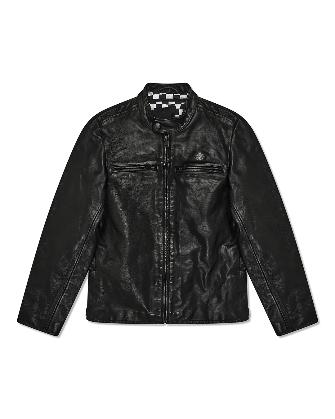 Cruiser Leather Jacket - Black - Image 3