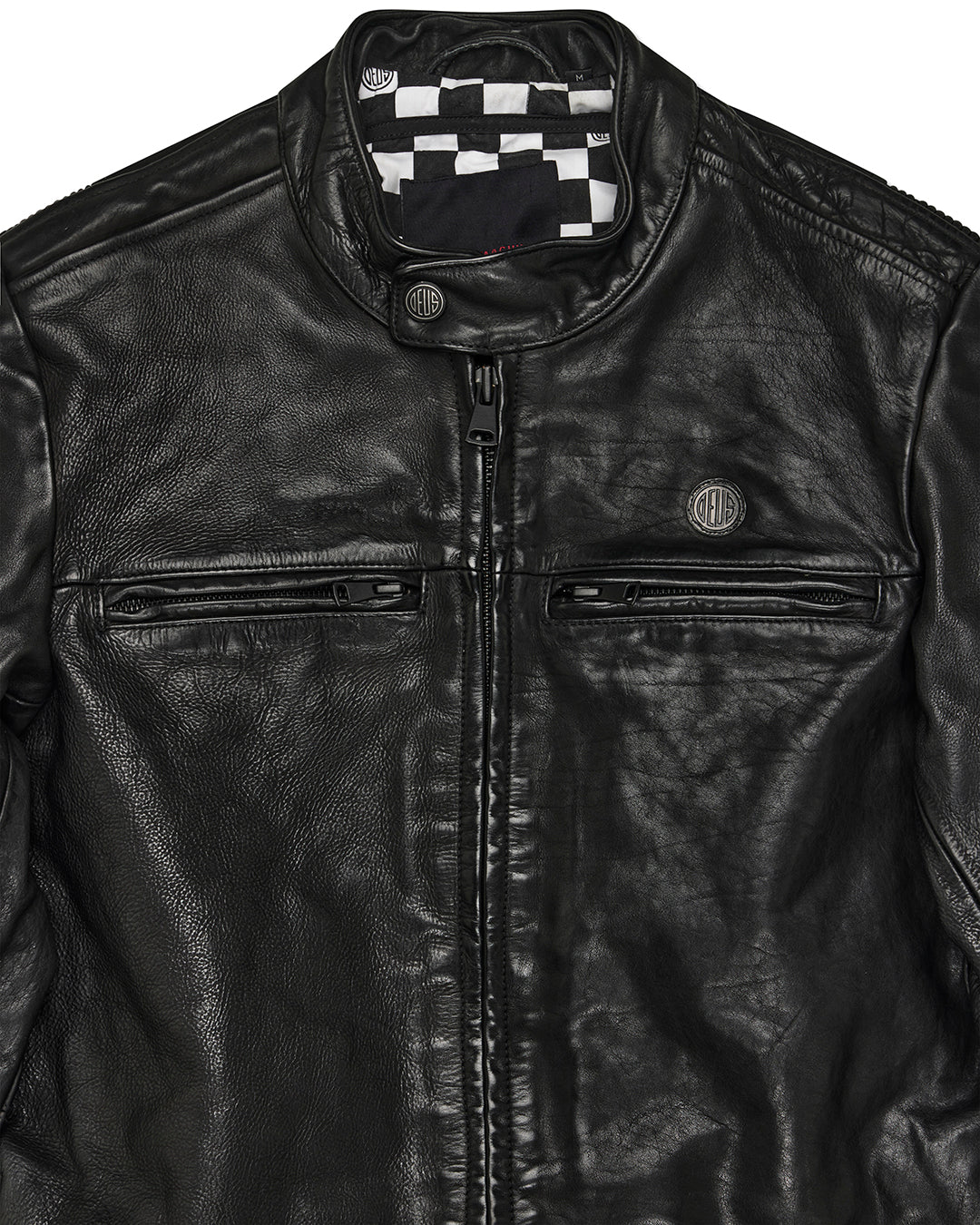 Cruiser Leather Jacket - Black - Image 9