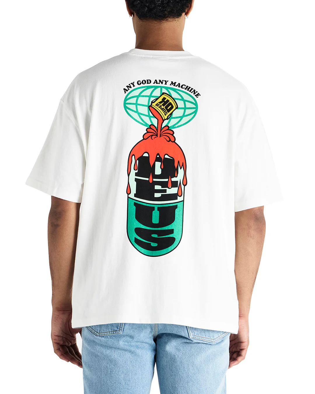 Cure For Pain Tee - Vintage White - Image 2
