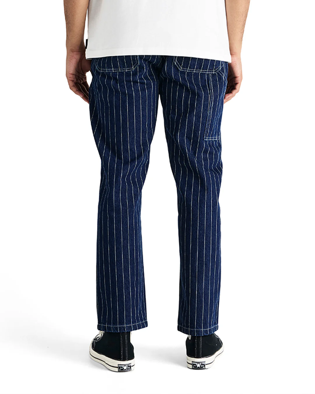 Dallas Stripe Work Pant - Indigo - Image 2