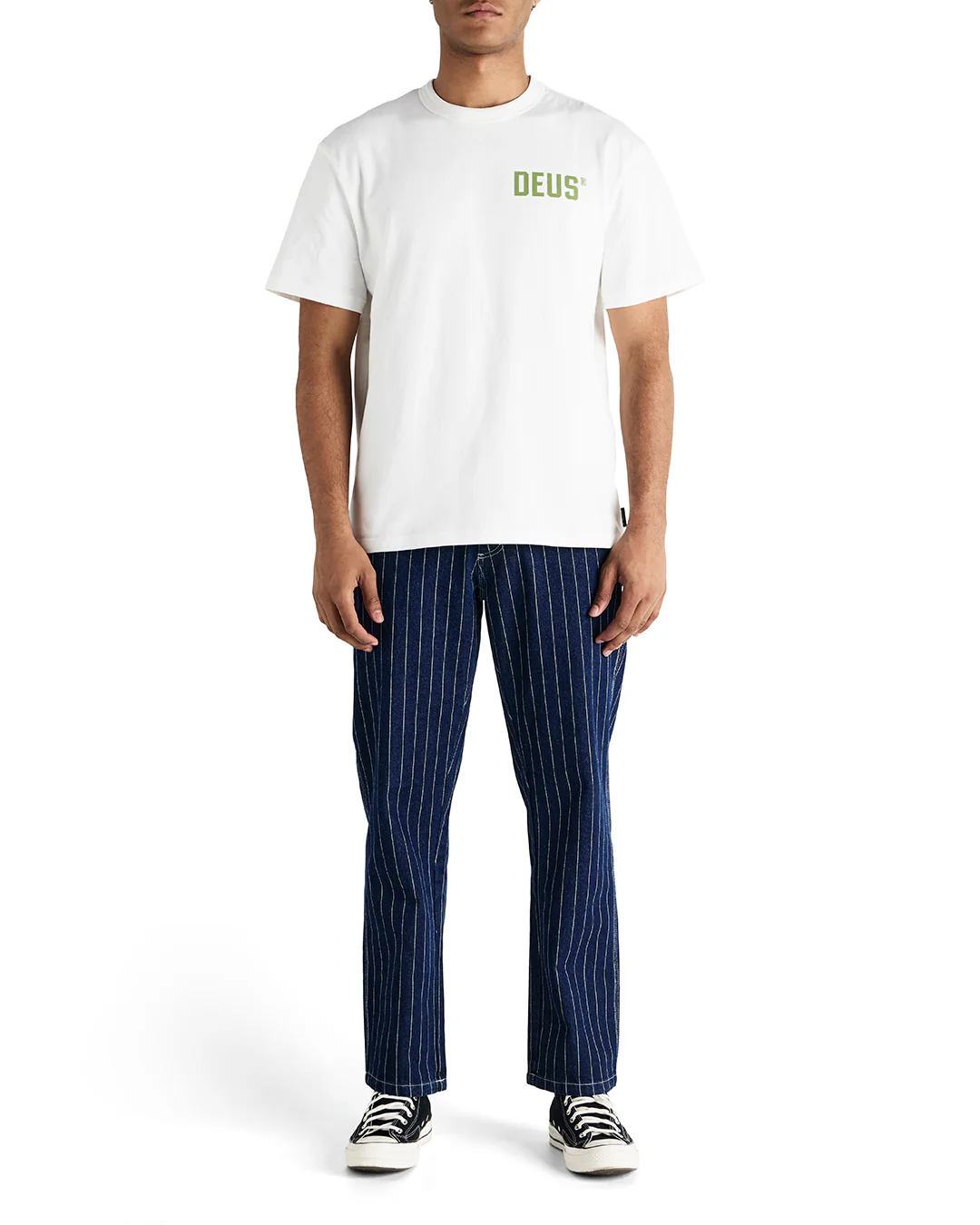 Dallas Stripe Work Pant - Indigo - Image 3
