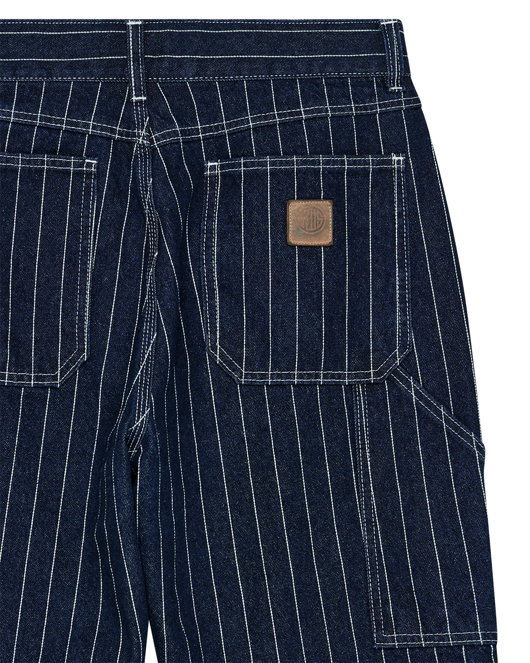 Dallas Stripe Work Pant - Indigo - Image 8