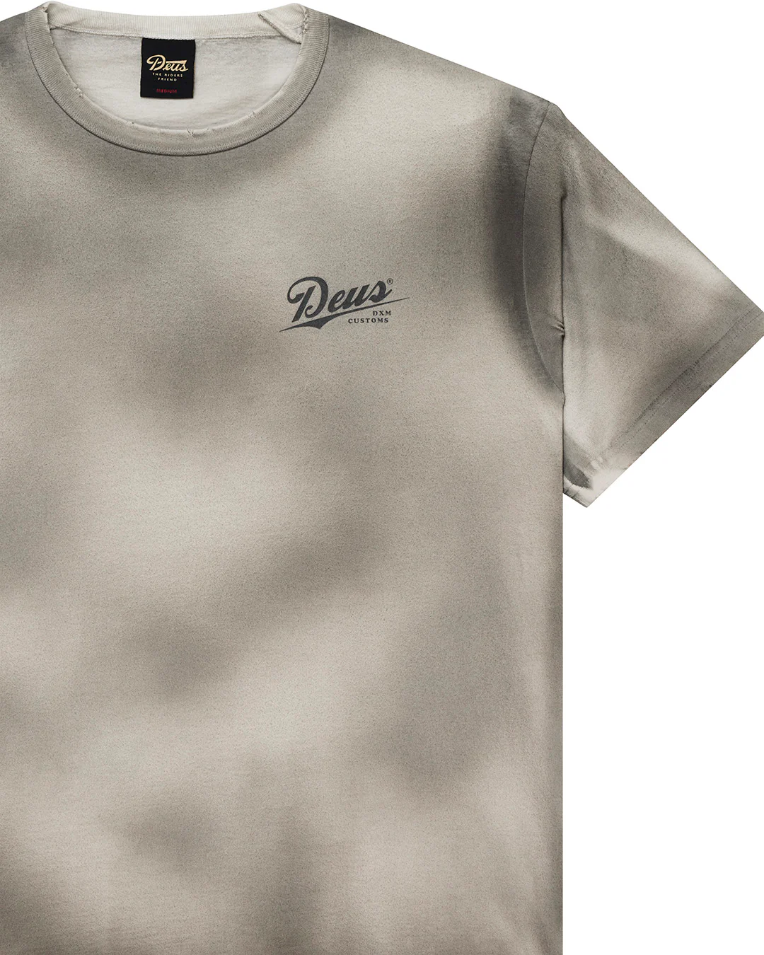 Damaged Dyed Tee - Beige - Image 3