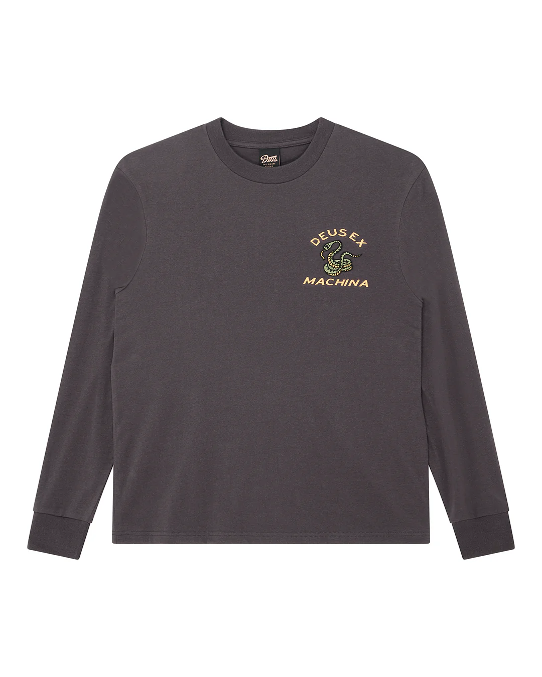 Danger Noodle Ls Tee - Anthracite - Image 3