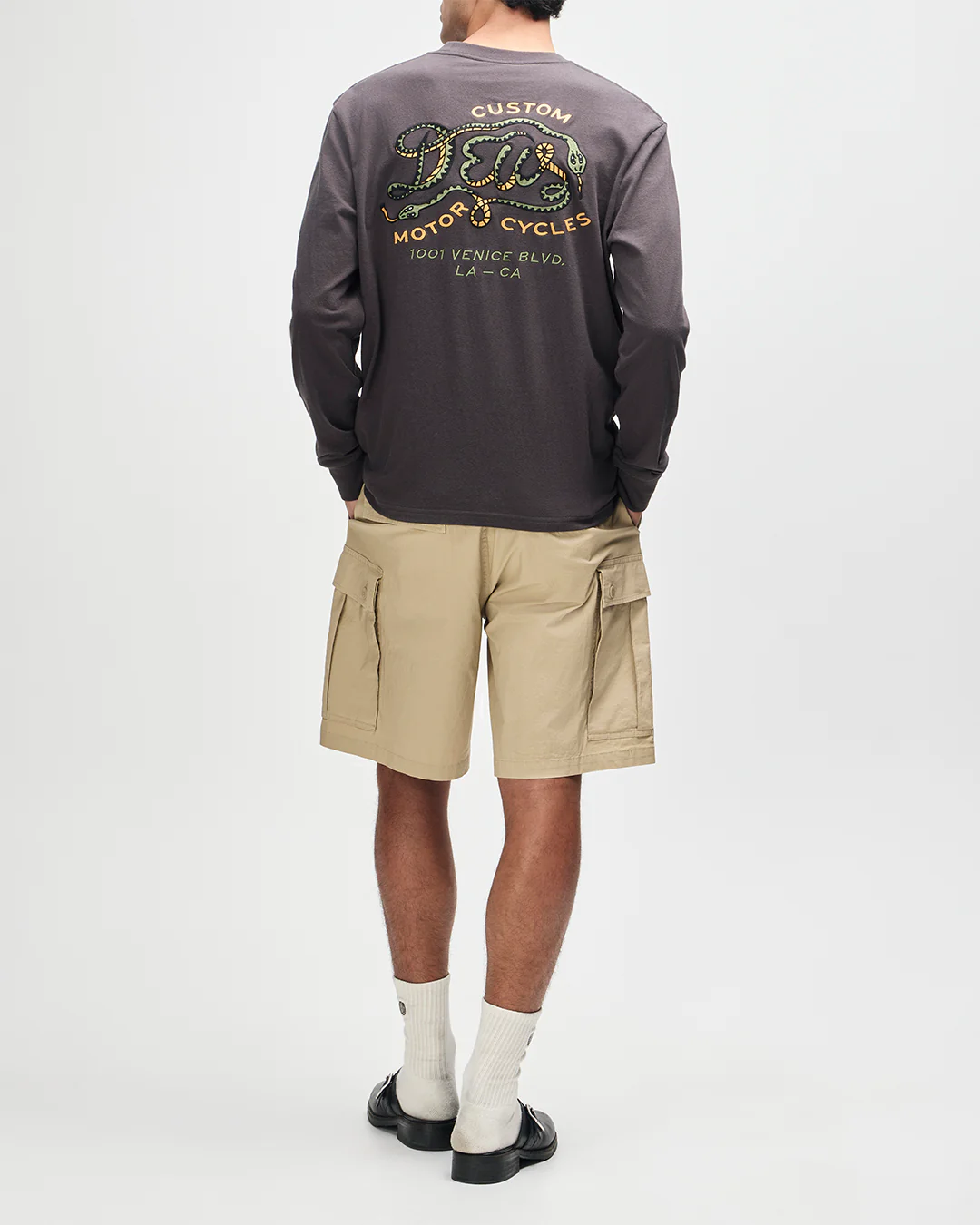 Danger Noodle Ls Tee - Anthracite - Image 6