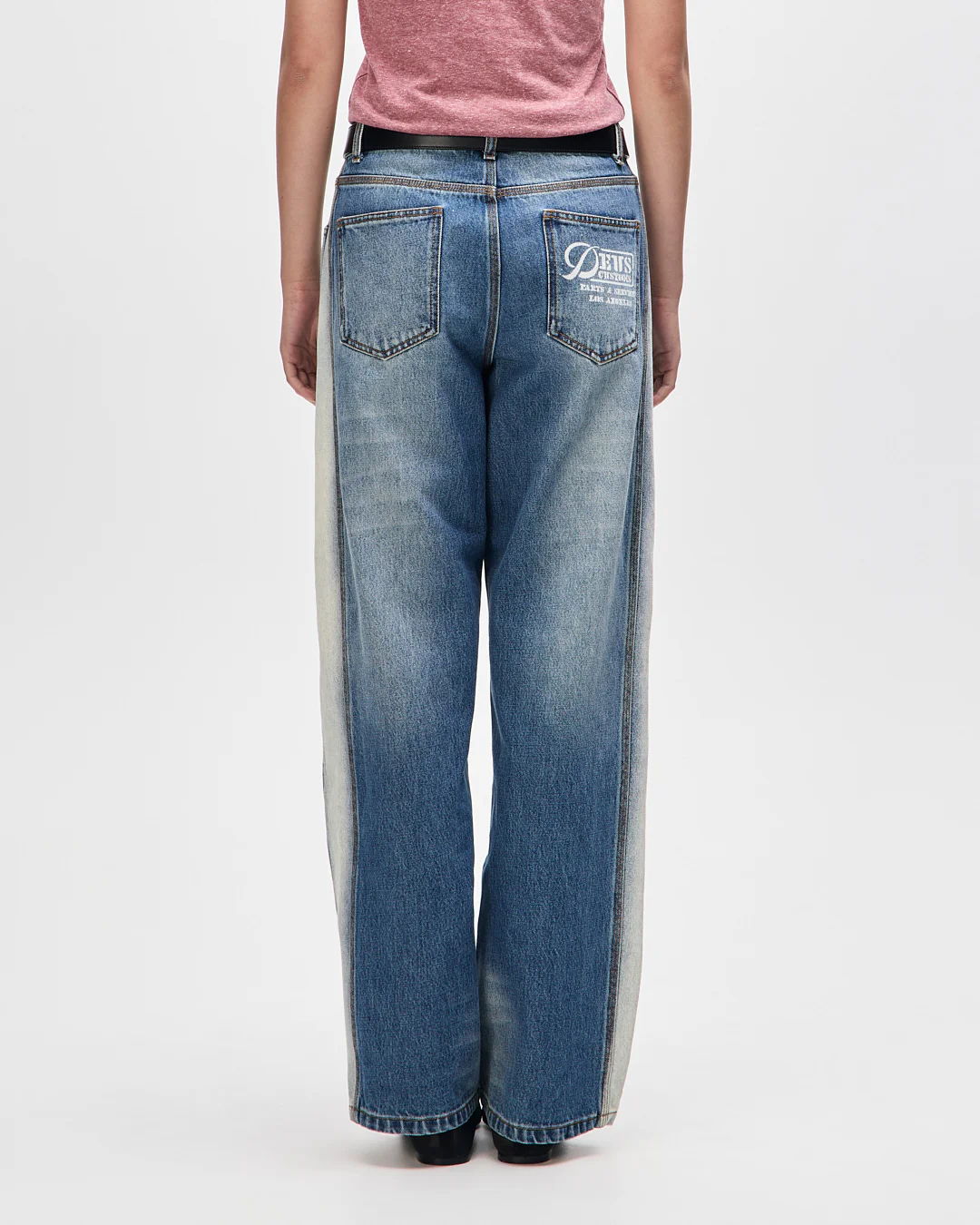 Dayton Denim Double Knee Pant - Blue Denim - Image 3