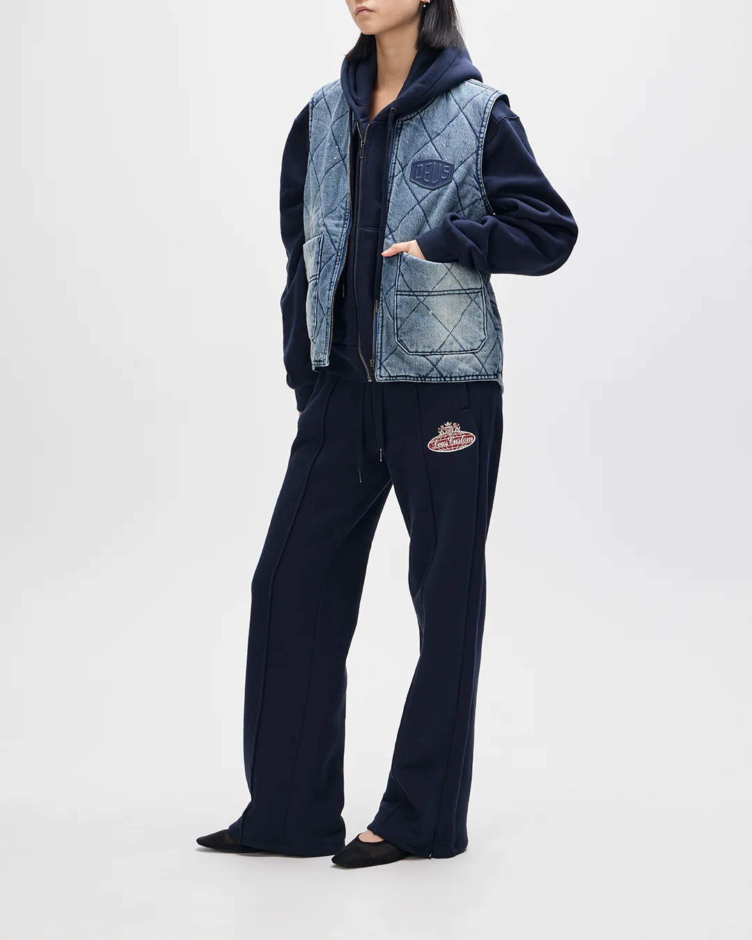 Dayton Denim Vest - Bleach Wash - Image 6
