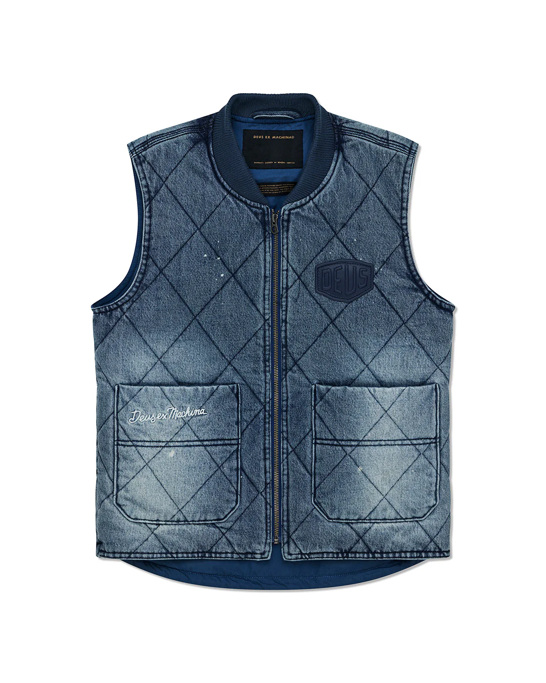 Dayton Denim Vest - Bleach Wash - Image 7