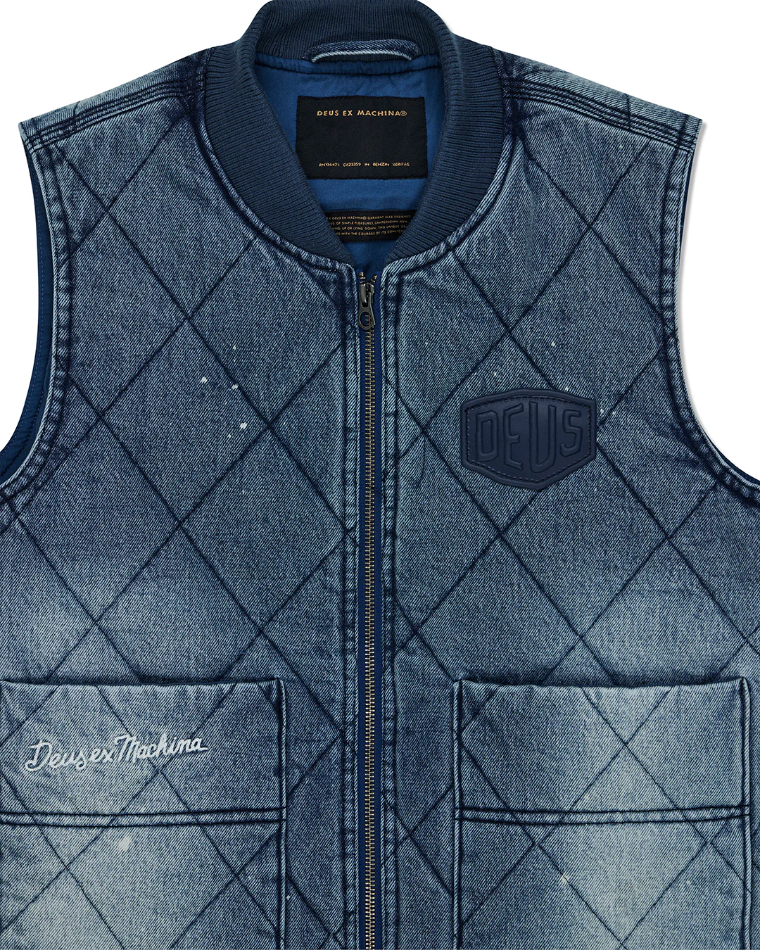 Dayton Denim Vest - Bleach Wash - Image 9