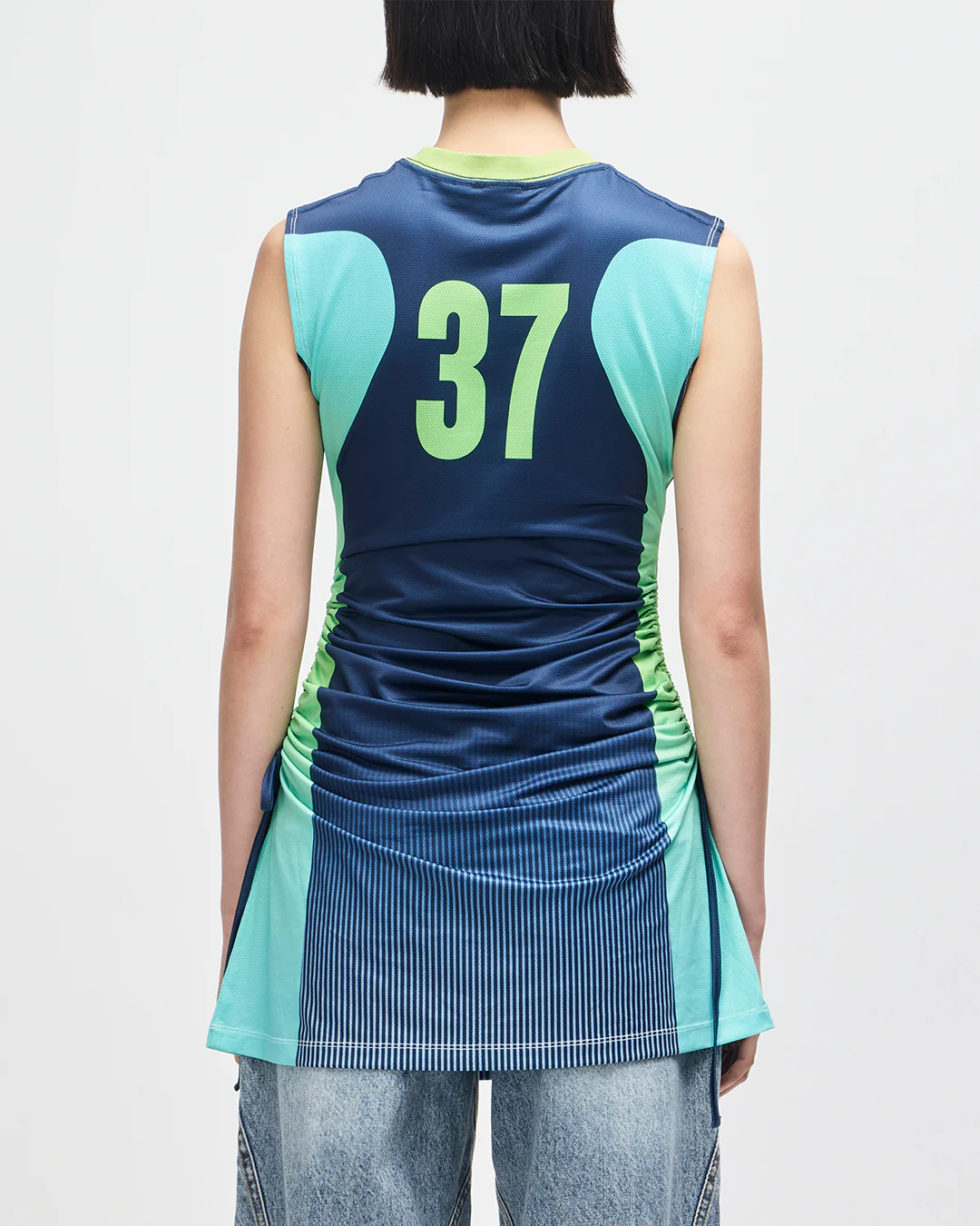 De Soleil Moto Dress - Lime Sunset - Image 2