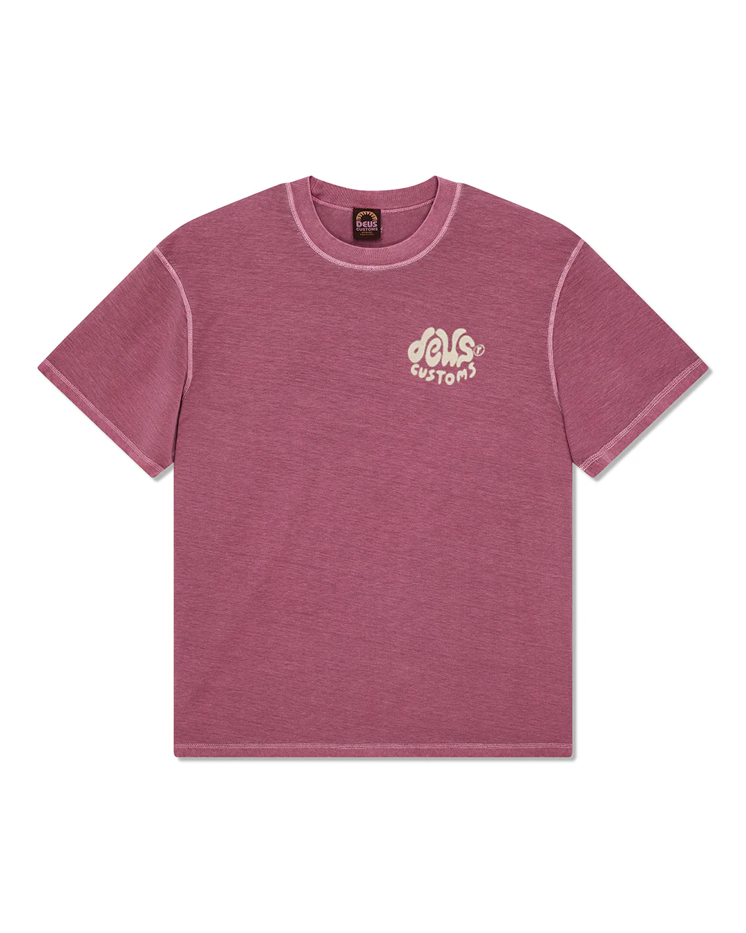 Debris Reverse Tee - Dry Rose
