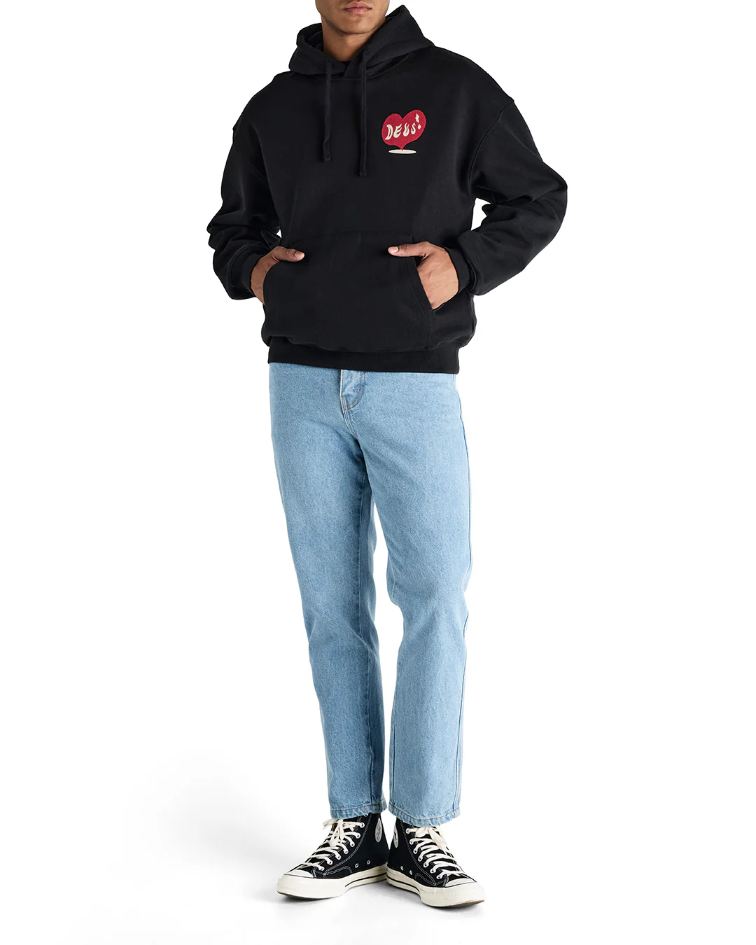 Deep Cut Hoodie - Black - Image 6