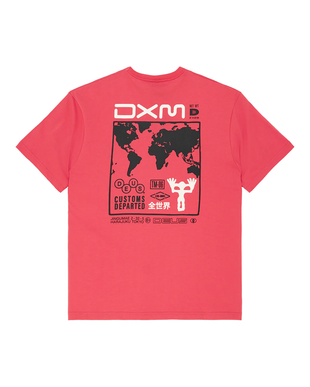Departed Tee - Melon Red - Image 4