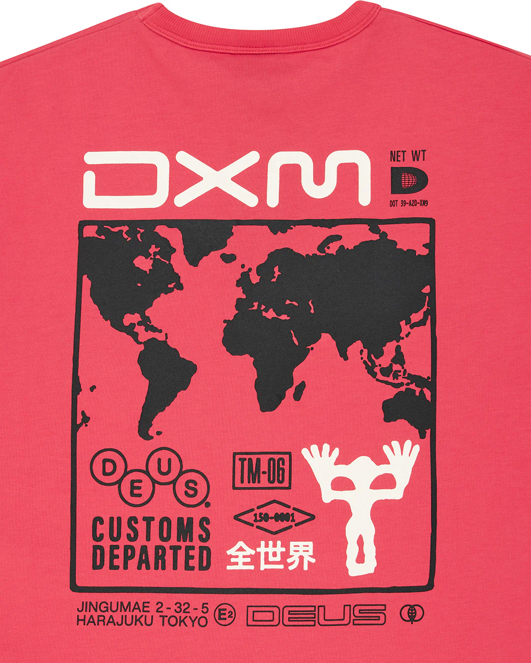 Departed Tee - Melon Red - Image 7