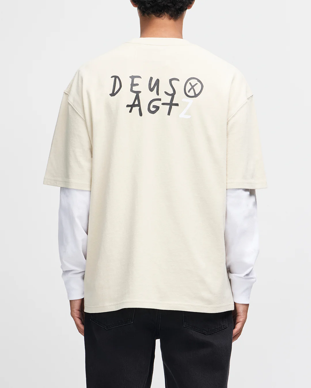Deus x AGTZ Twin Tail Series Tee - Bone White - Image 2