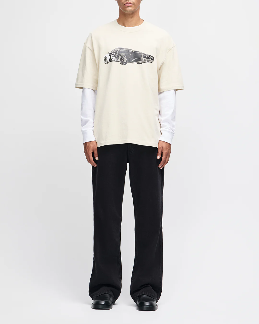 Deus x AGTZ Twin Tail Series Tee - Bone White - Image 3