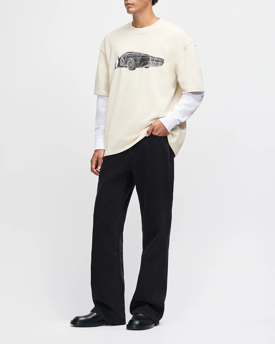 Deus x AGTZ Twin Tail Series Tee - Bone White - Image 7