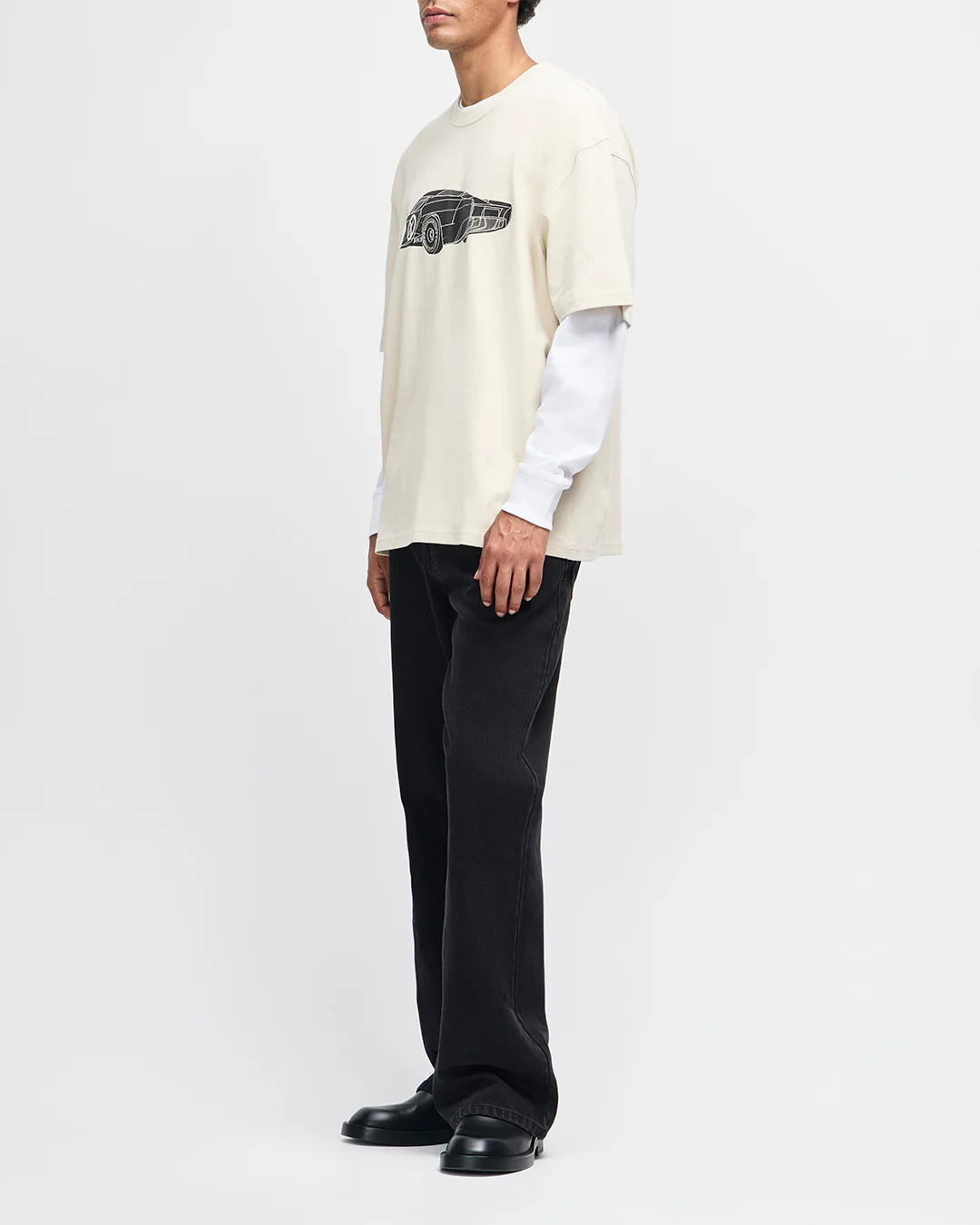 Deus x AGTZ Twin Tail Series Tee - Bone White - Image 8