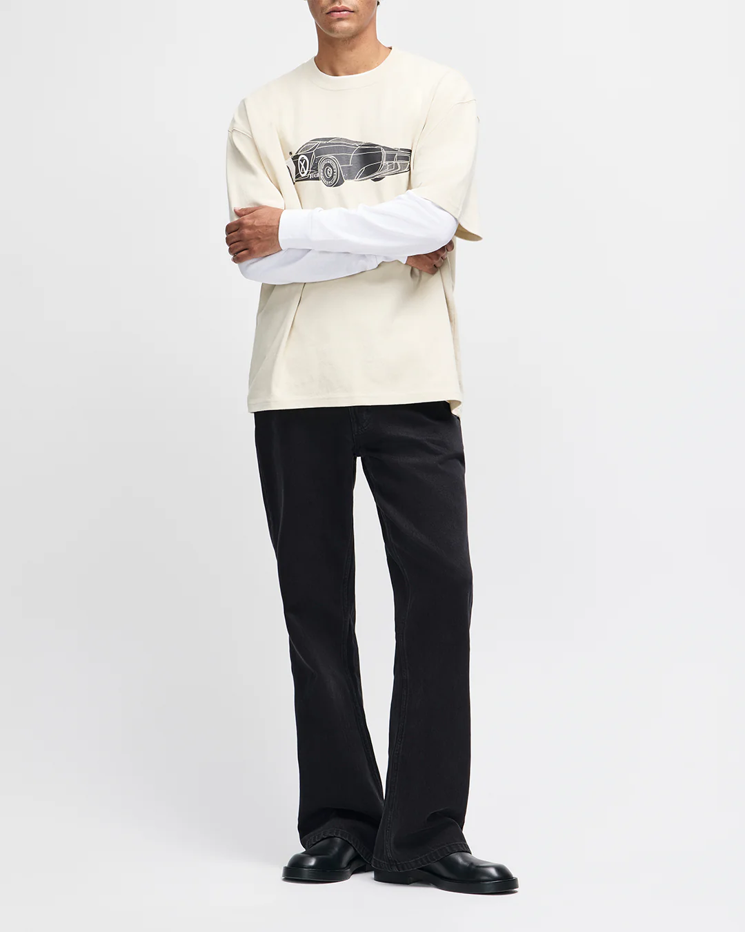 Deus x AGTZ Twin Tail Series Tee - Bone White - Image 9