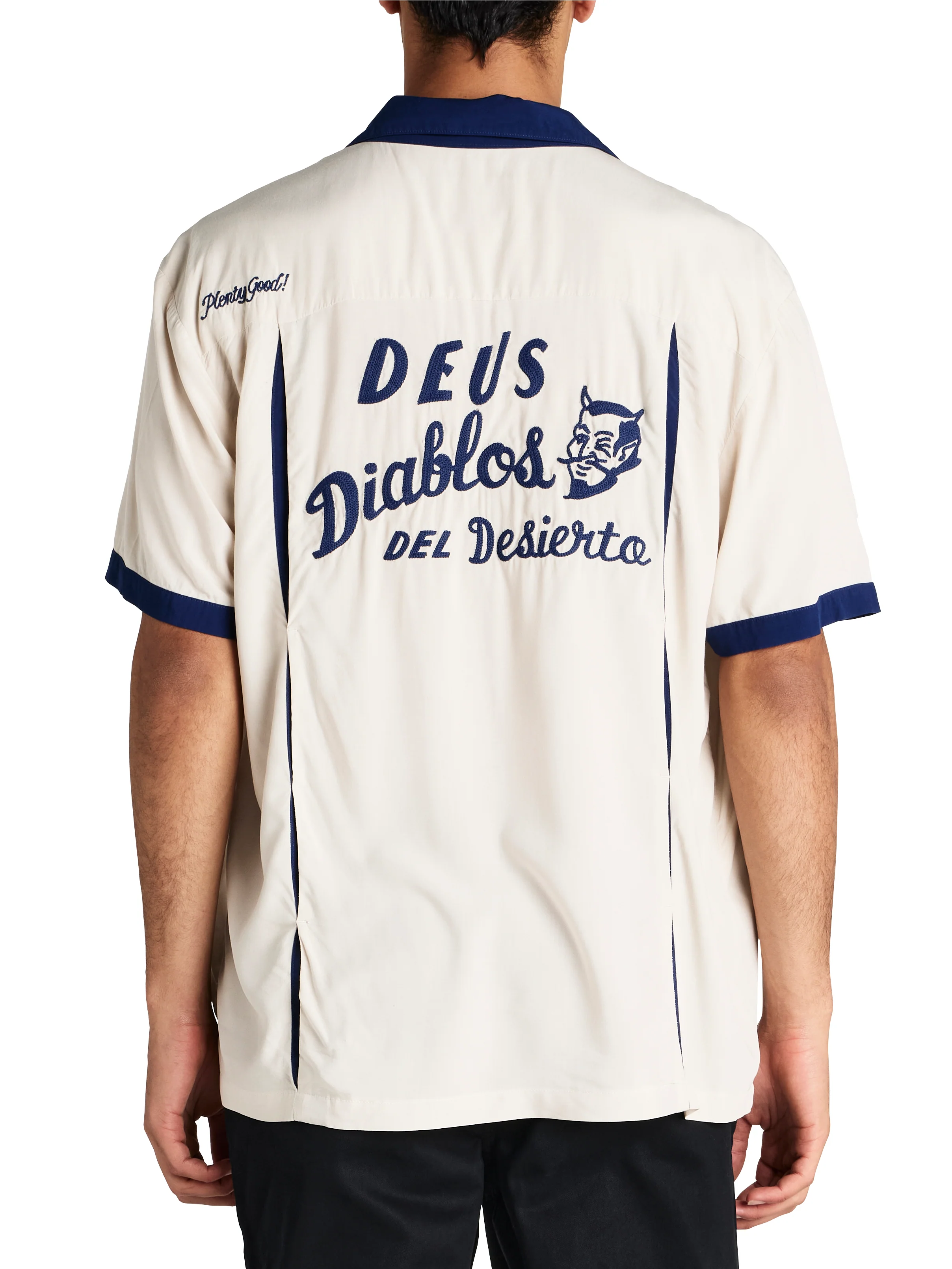 Diablo Bowling Shirt - Dirty White - Image 2