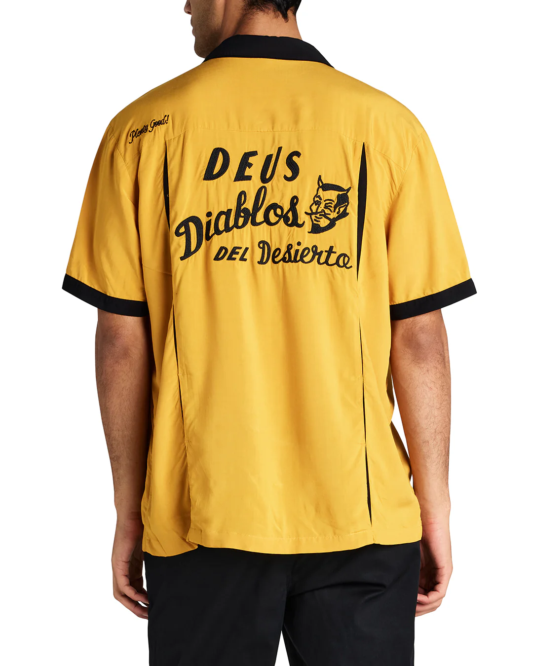Diablo Bowling Shirt - Golden Yellow - Image 2