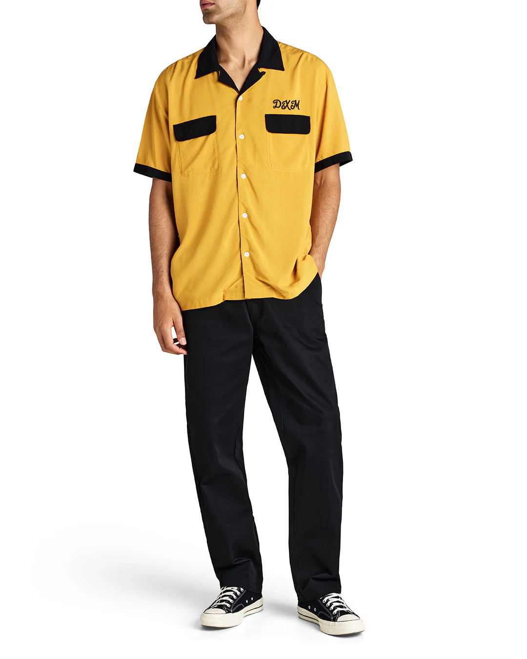 Diablo Bowling Shirt - Golden Yellow - Image 3