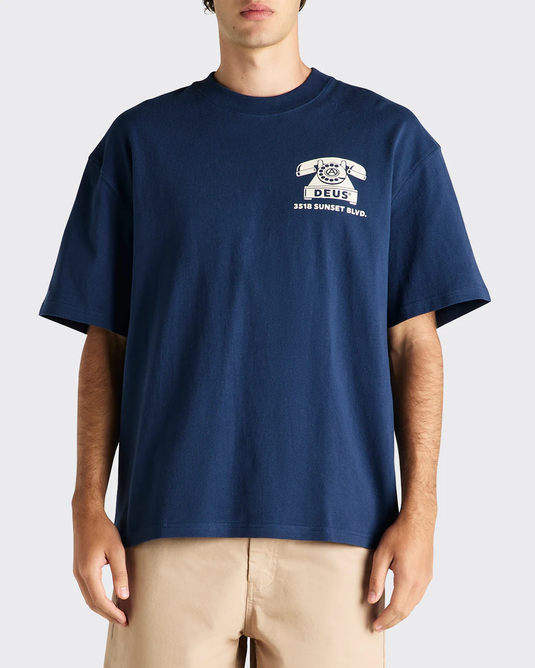 Dialtone Tee - Dark Denim