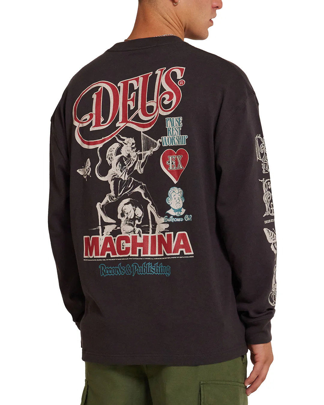 Divine Spark Ls Tee - Anthracite - Image 2