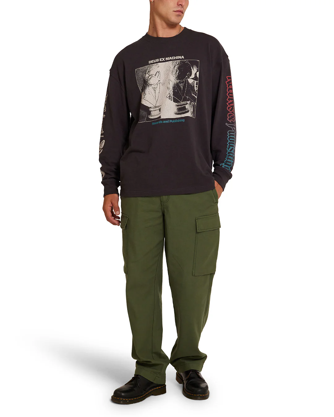 Divine Spark Ls Tee - Anthracite - Image 3