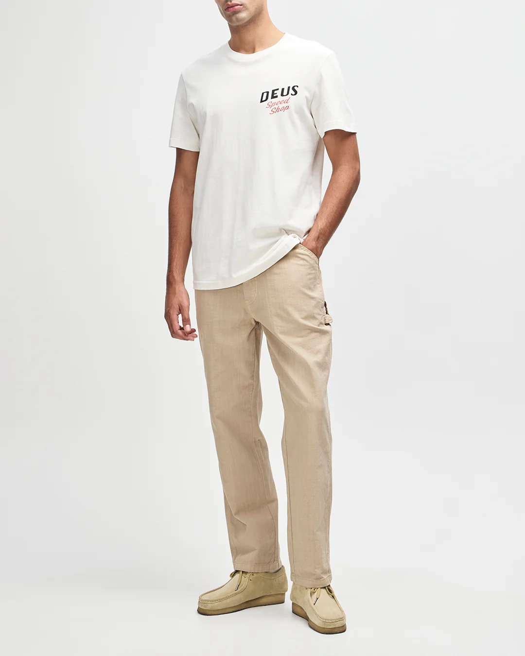 Dogleg Tee - Dirty White - Image 5