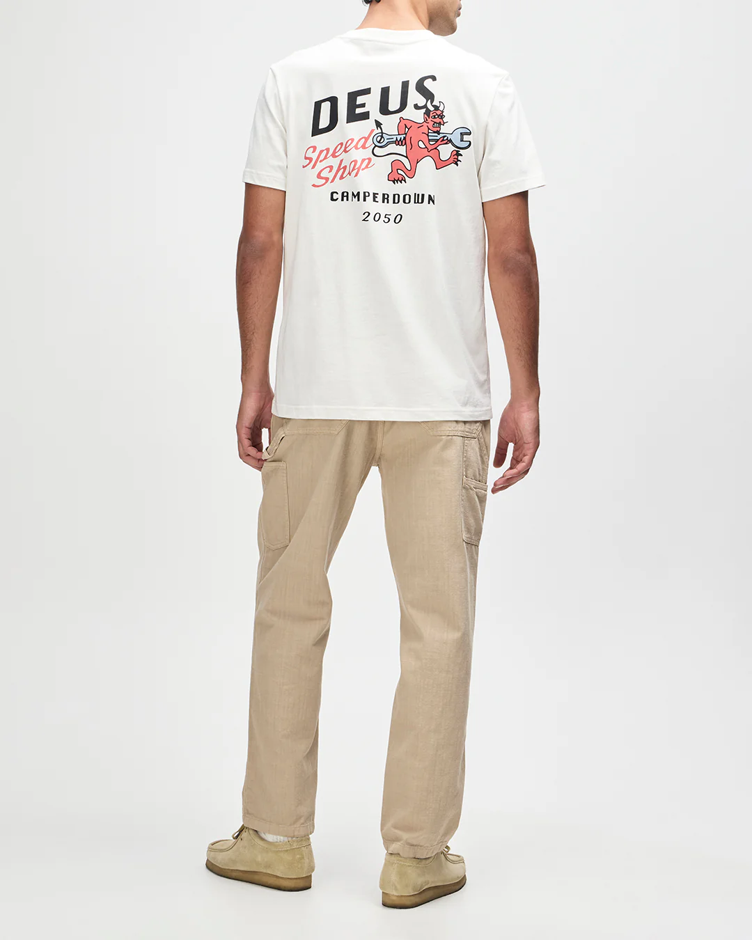 Dogleg Tee - Dirty White - Image 6