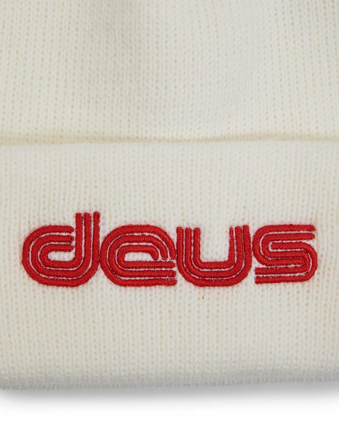 Double Track Beanie - Vintage White - Image 3