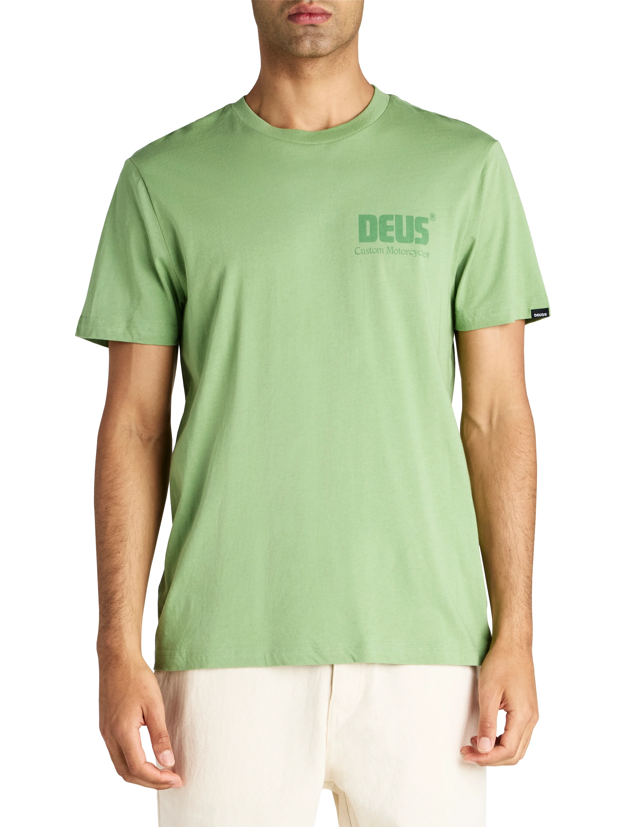 Drop Down Tee - Tendril Green