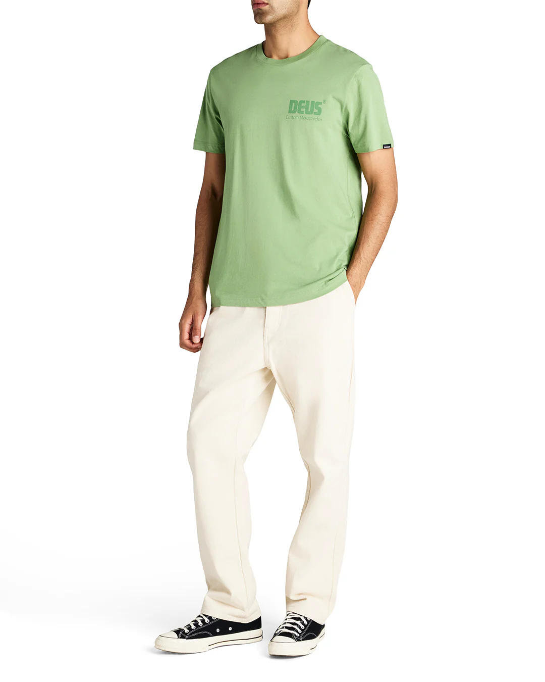 Drop Down Tee - Tendril Green - Image 3