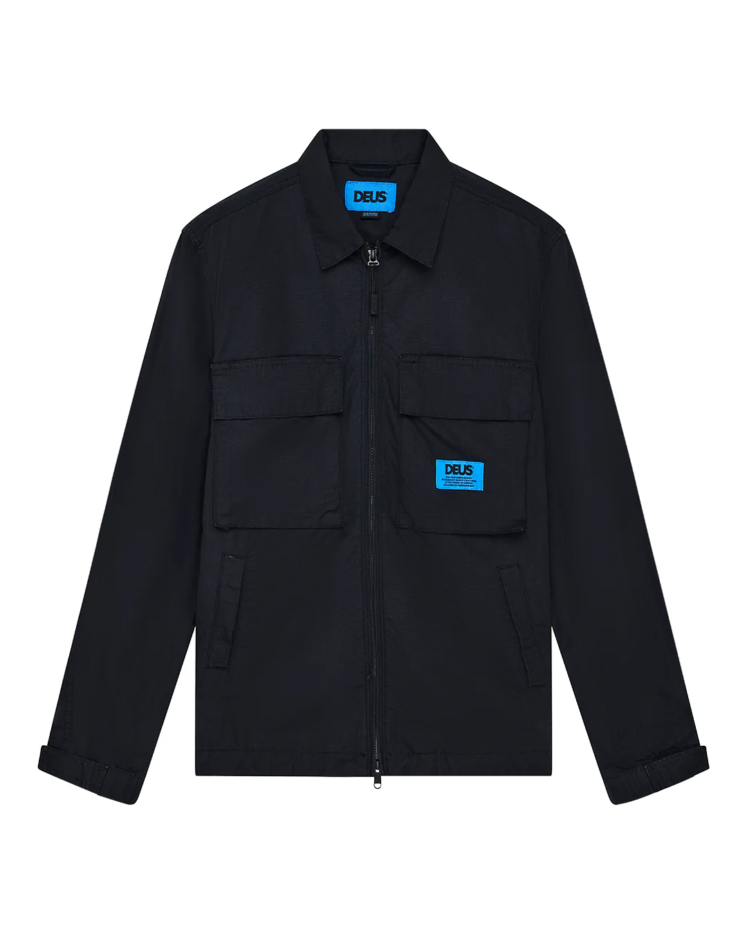 Duck Dive Zip Shirt - Black - Image 5