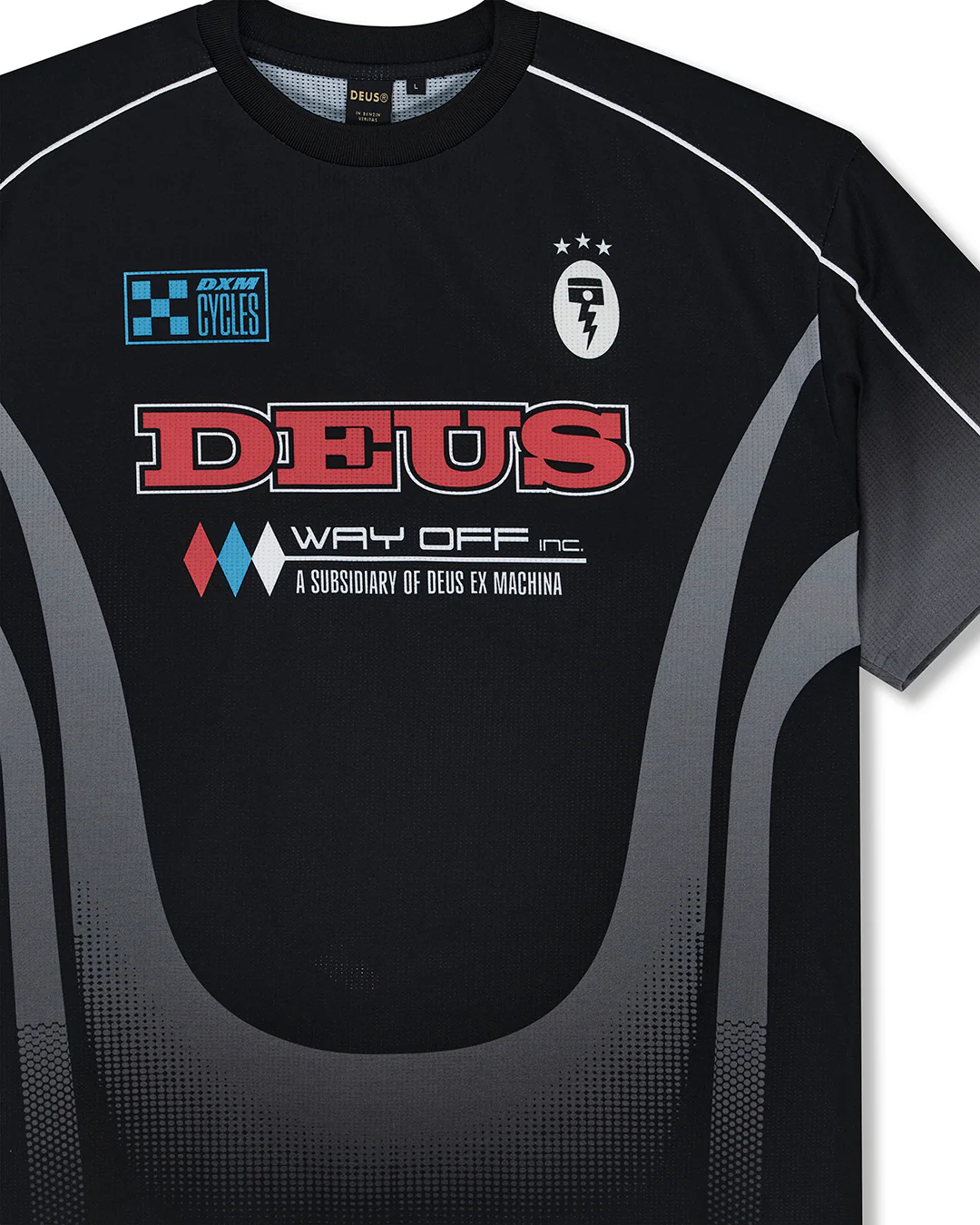 Enduro Ss Moto Jersey - Black - Image 3