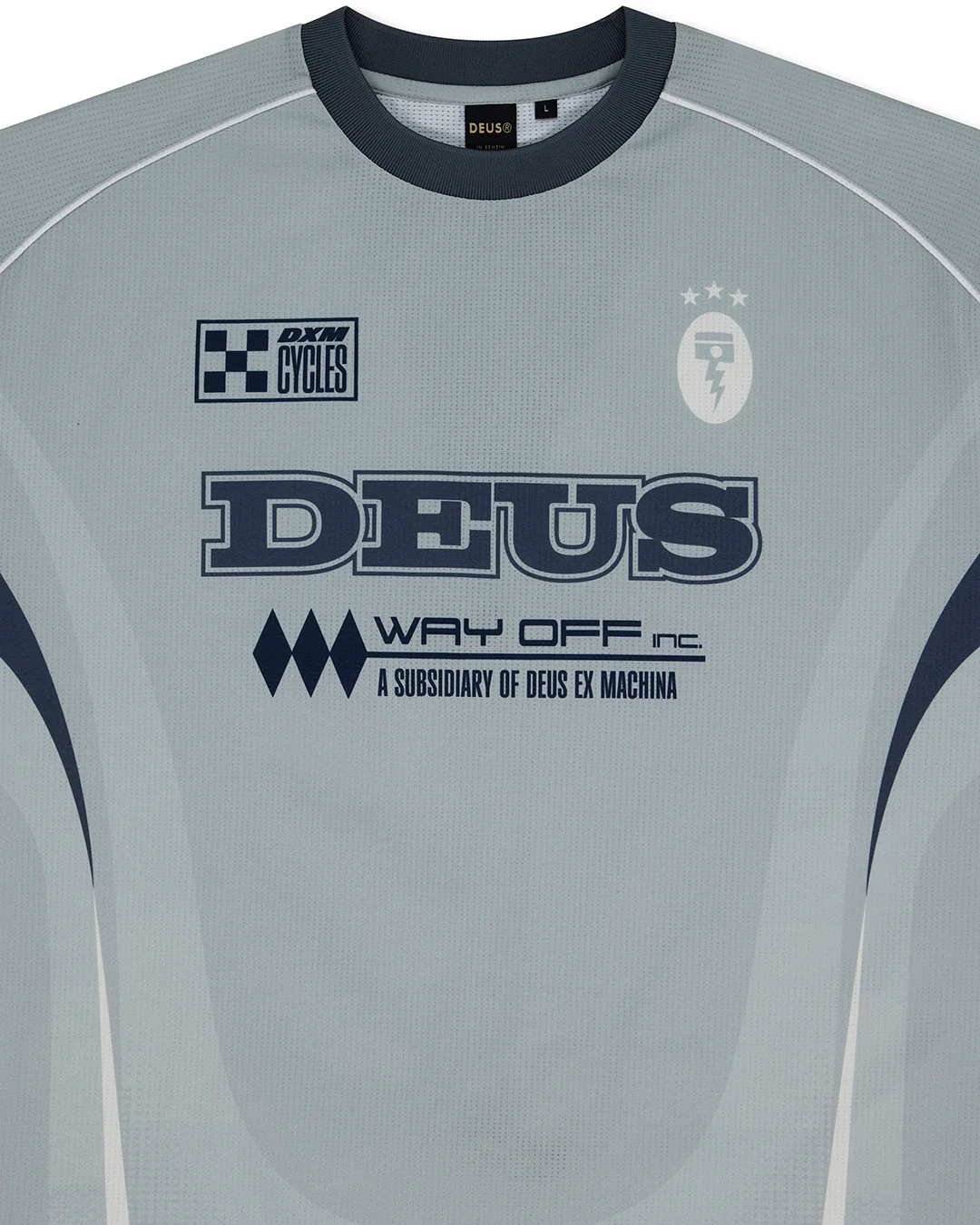 Enduro Ss Moto Jersey - Grey - Image 3