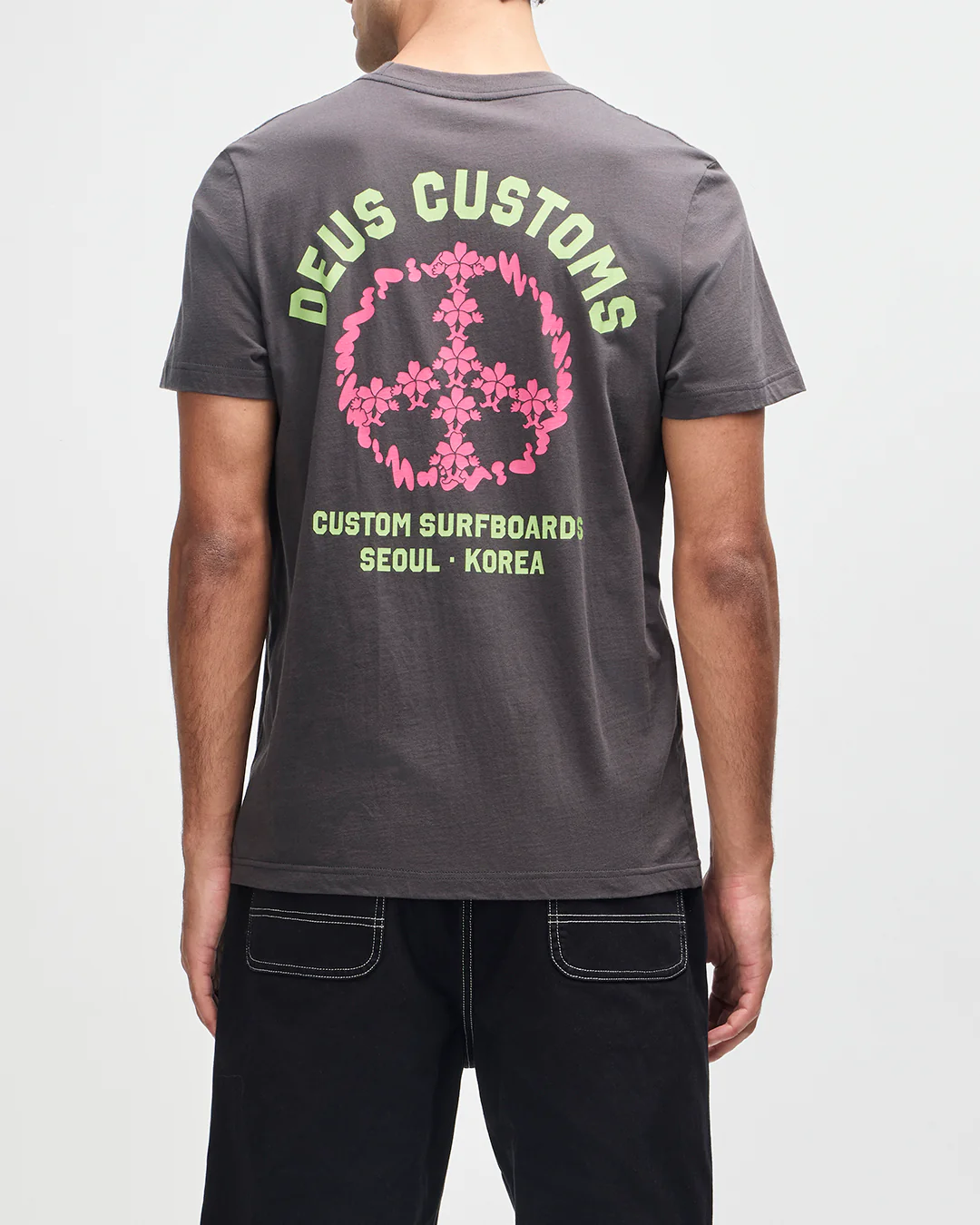 Fancy Pansy Tee - Anthracite - Image 2