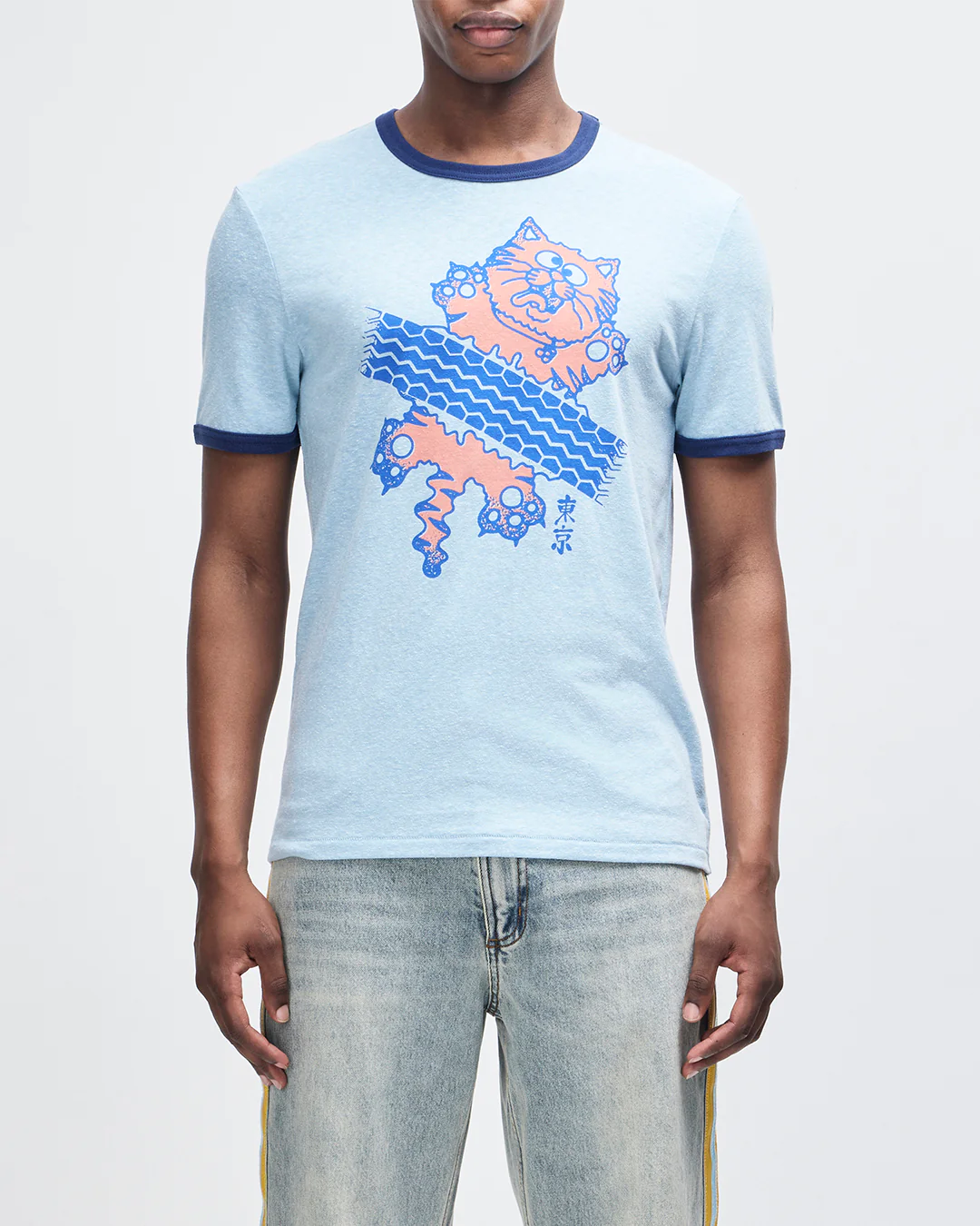 Flat Out Tee - Strong Blue