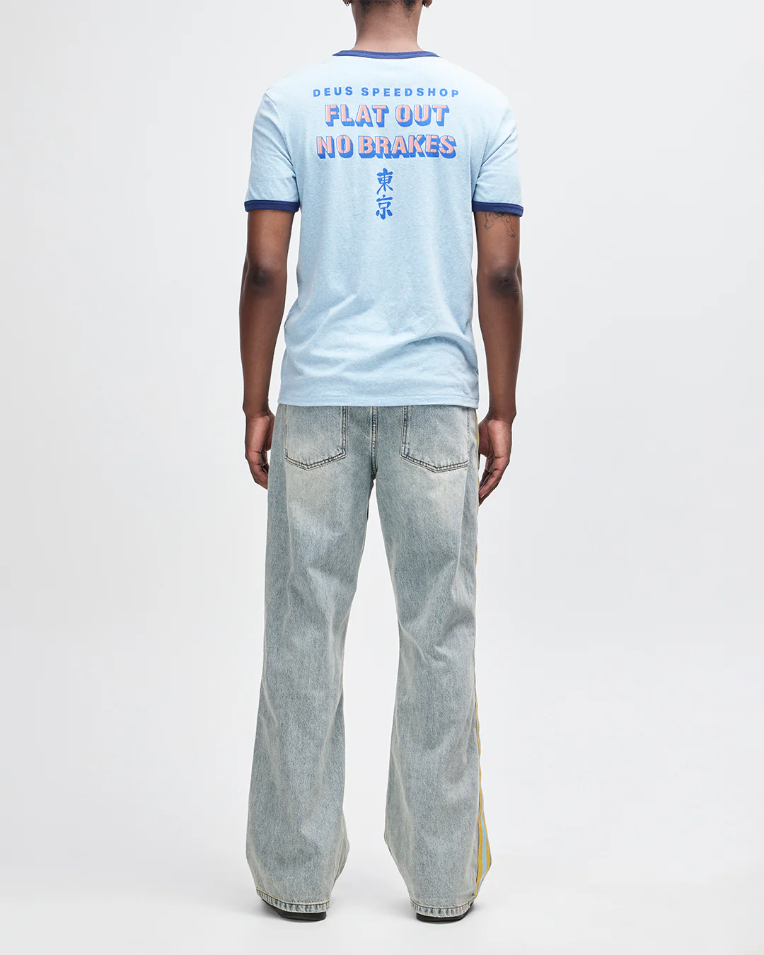 Flat Out Tee - Strong Blue - Image 14