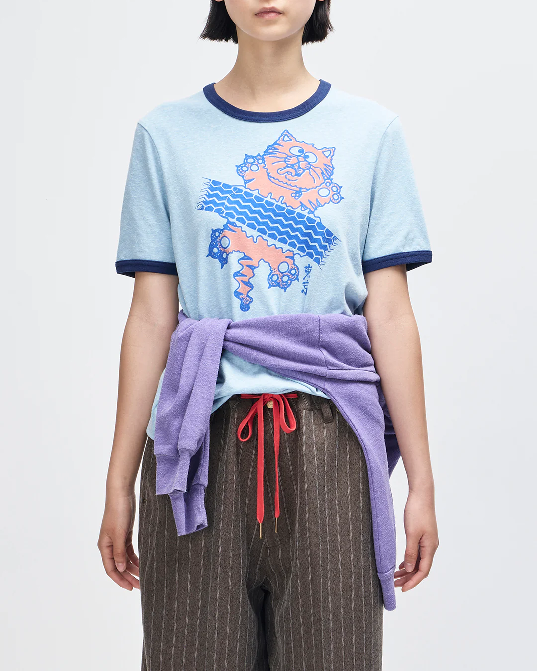 Flat Out Tee - Strong Blue - Image 2
