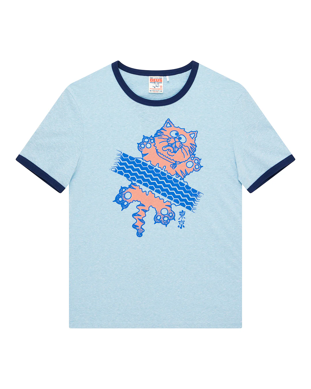 Flat Out Tee - Strong Blue - Image 3
