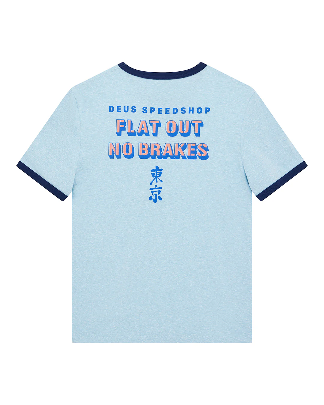 Flat Out Tee - Strong Blue - Image 4