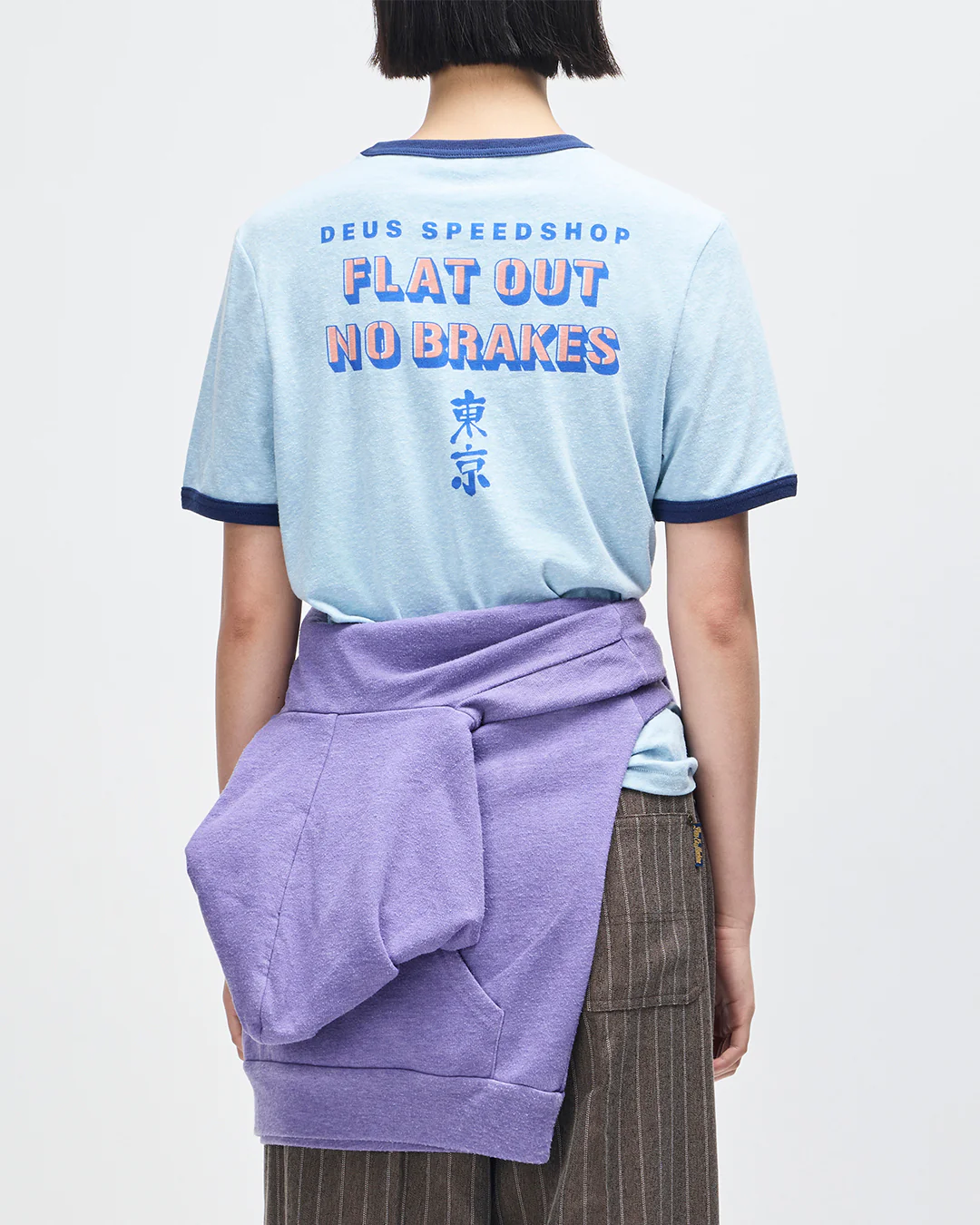 Flat Out Tee - Strong Blue - Image 6