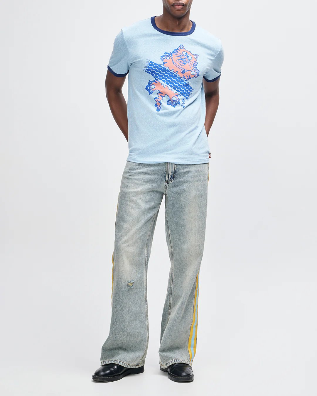 Flat Out Tee - Strong Blue - Image 7