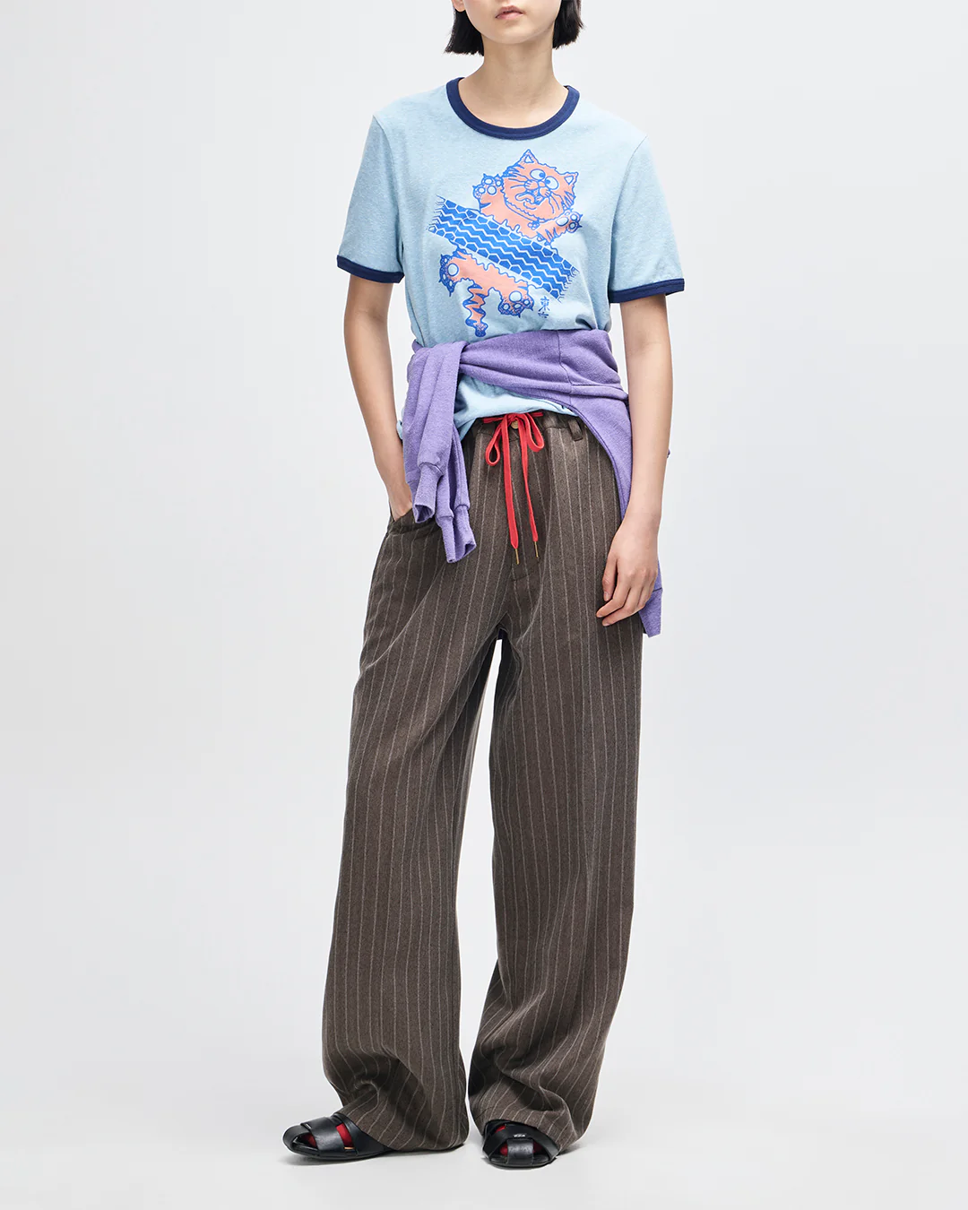 Flat Out Tee - Strong Blue - Image 8