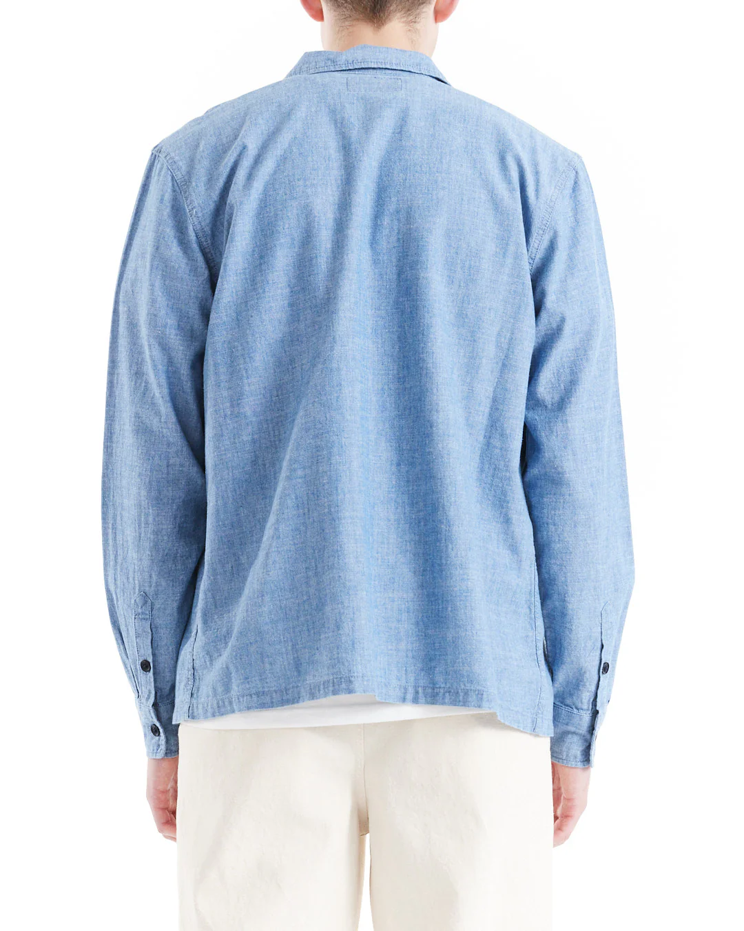 Forecourt Denim Shirt - Indigo Chambray - Image 2
