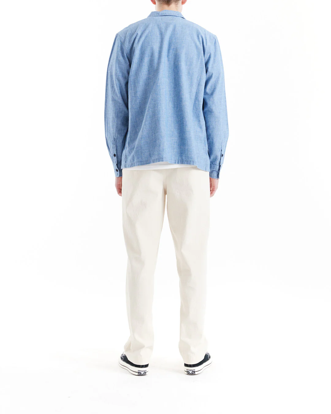 Forecourt Denim Shirt - Indigo Chambray - Image 4