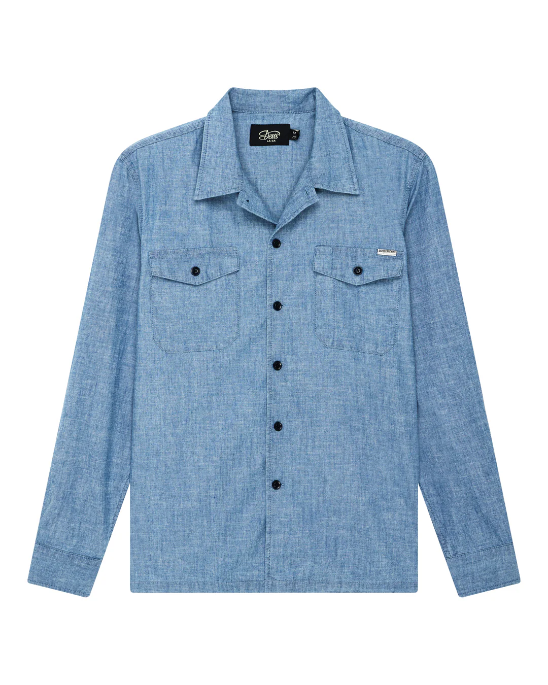 Forecourt Denim Shirt - Indigo Chambray - Image 6
