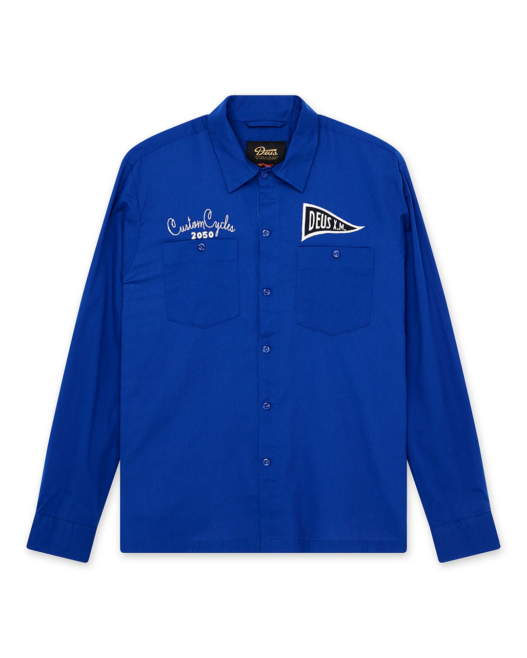 Forecourt Ls Shirt - Classic Blue - Image 3